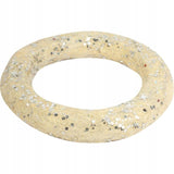 Kreminis Sizalio Dekoratyvinis Vainikas su LED apšvietimu 38 cm pakabinamas