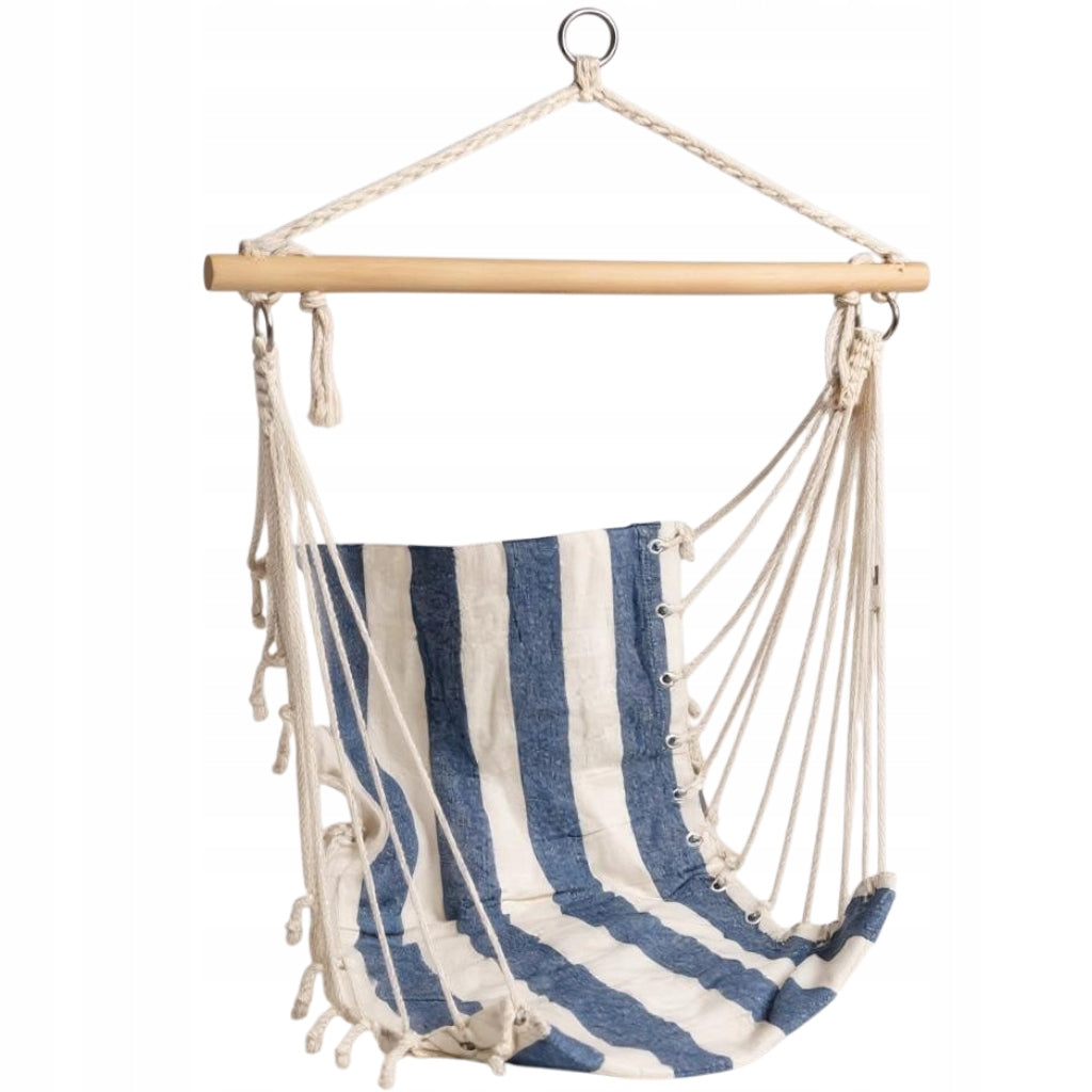 Brazilijos krėslas HAMAK Goliat sodui, balkonui ir interjerui, kabantis hamakas