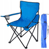 Sulankstoma turistinė meškeriojimo kėdė su gėrimų laikikliu, tvirta, Fotelis Goliat