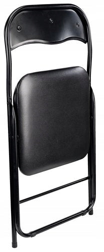 Sulankamas banketinis kėdžių komplektas, juodos spalvos, 4 vnt.