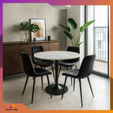 Aksominė dygsniuota paminkštinta kėdė su metalinėmis kojomis valgomajam, svetainei, Loft stiliaus