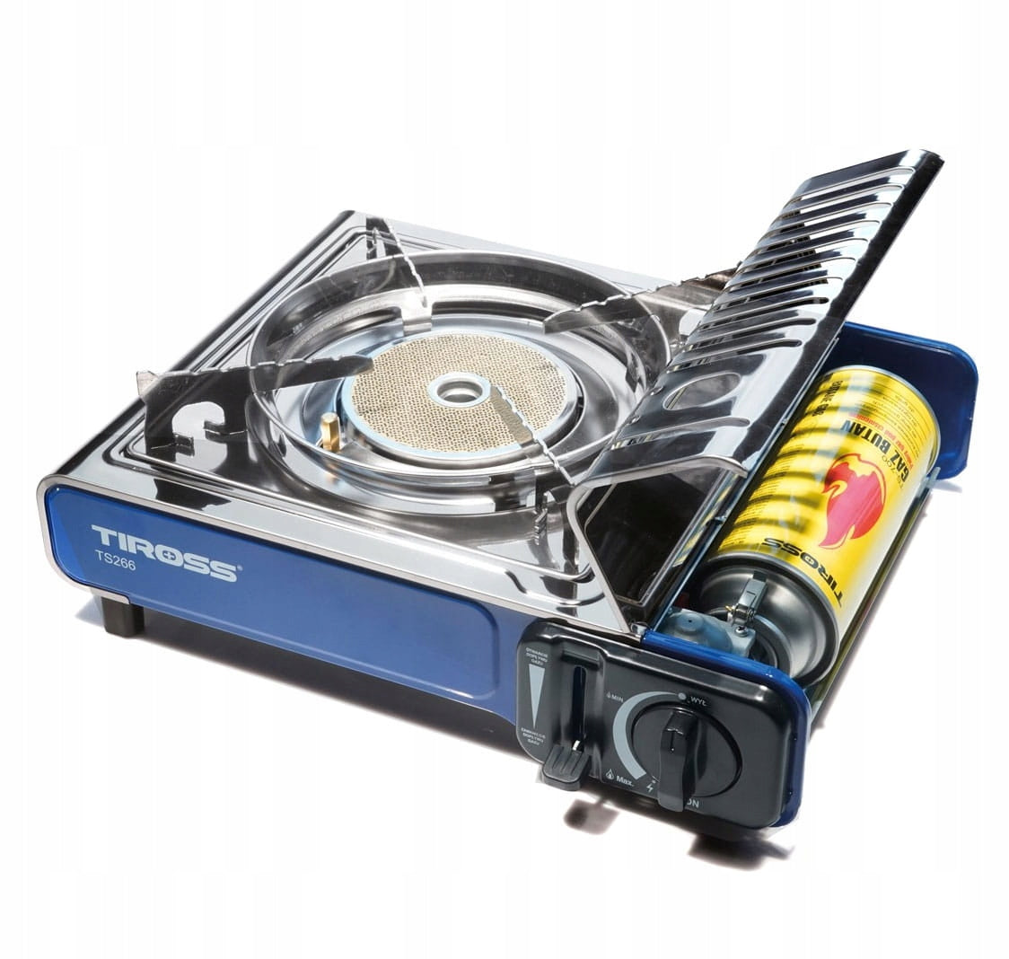 Kempingo viryklė Keramikinis degiklis Tiross TS-266 Lagaminas pridedamas