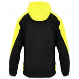 Neperšlampama šilta vyriška žieminė darbo striukė su gobtuvu, juoda