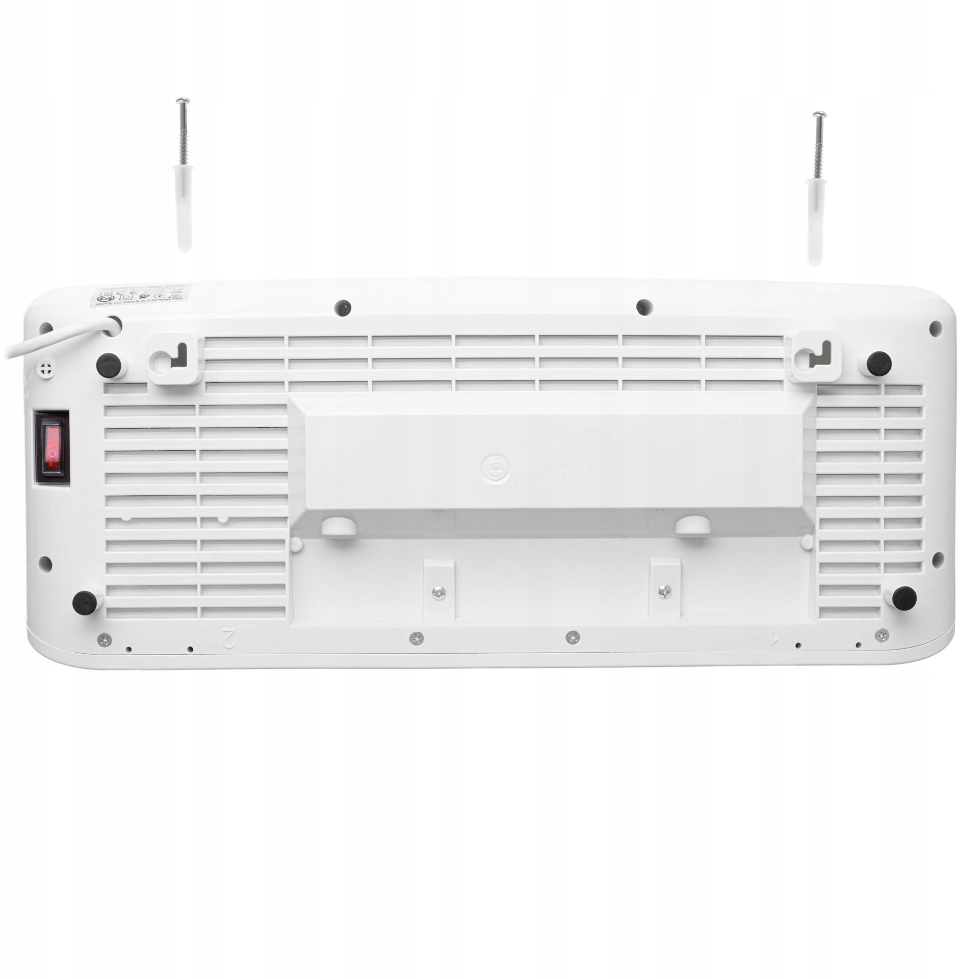 Oro užuolaida 2000W Programatorius Nuotolinio valdymo pultelis Camry | CR7753 Baltas