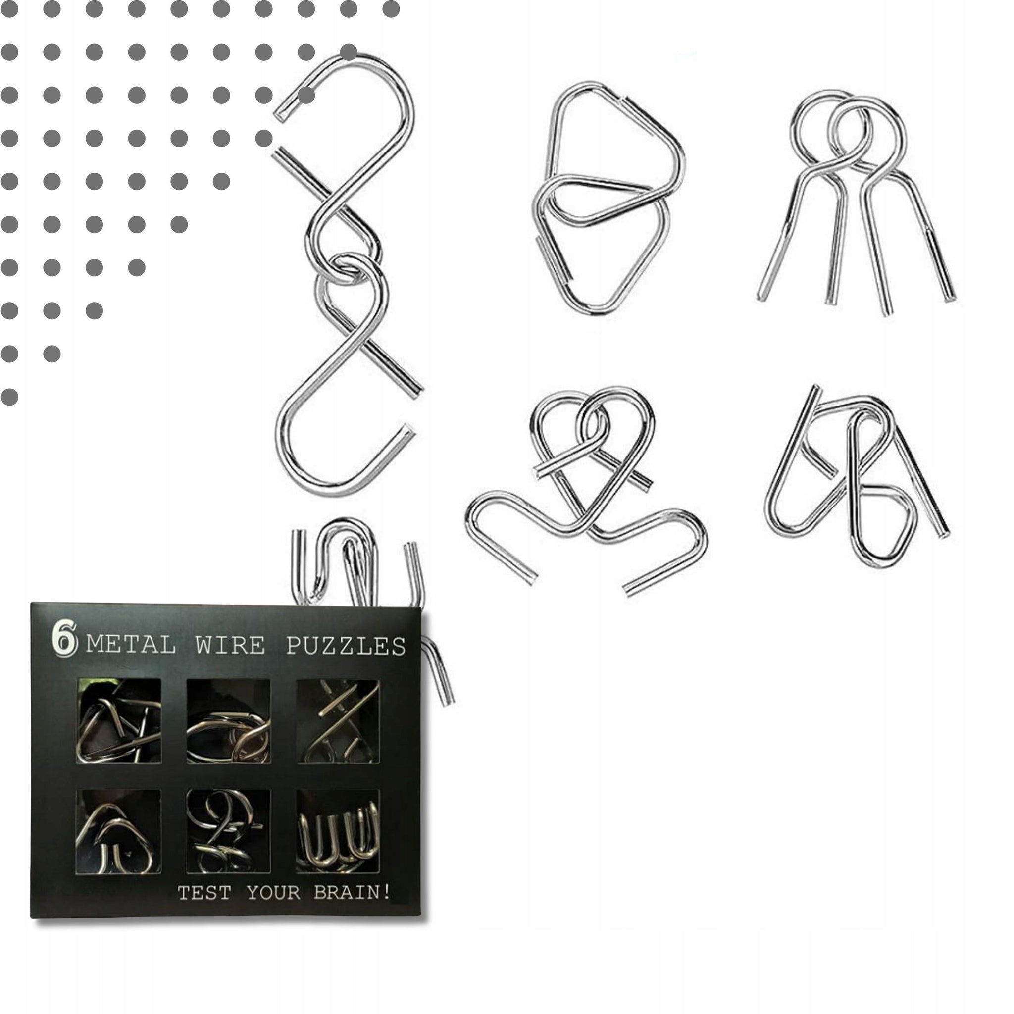 METALINIAI GALVOSŪKIAI LOGINIS DĖLIONĖ iq LOGINIAI ŽAIDIMAI VAIKAMS rinkinys