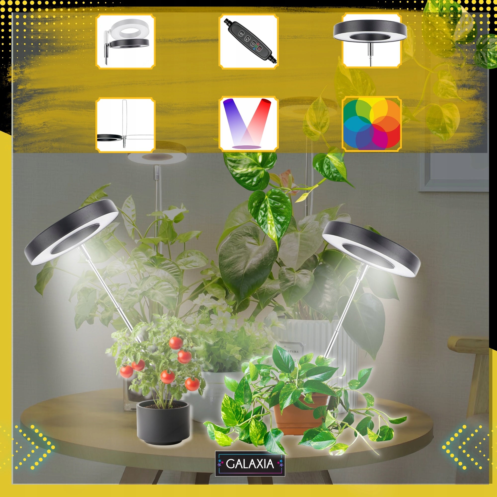 LED AUGIMO LEMPUTĖ Augalams Augti Apšvietimas Lemputė Augti LAIKMATIS