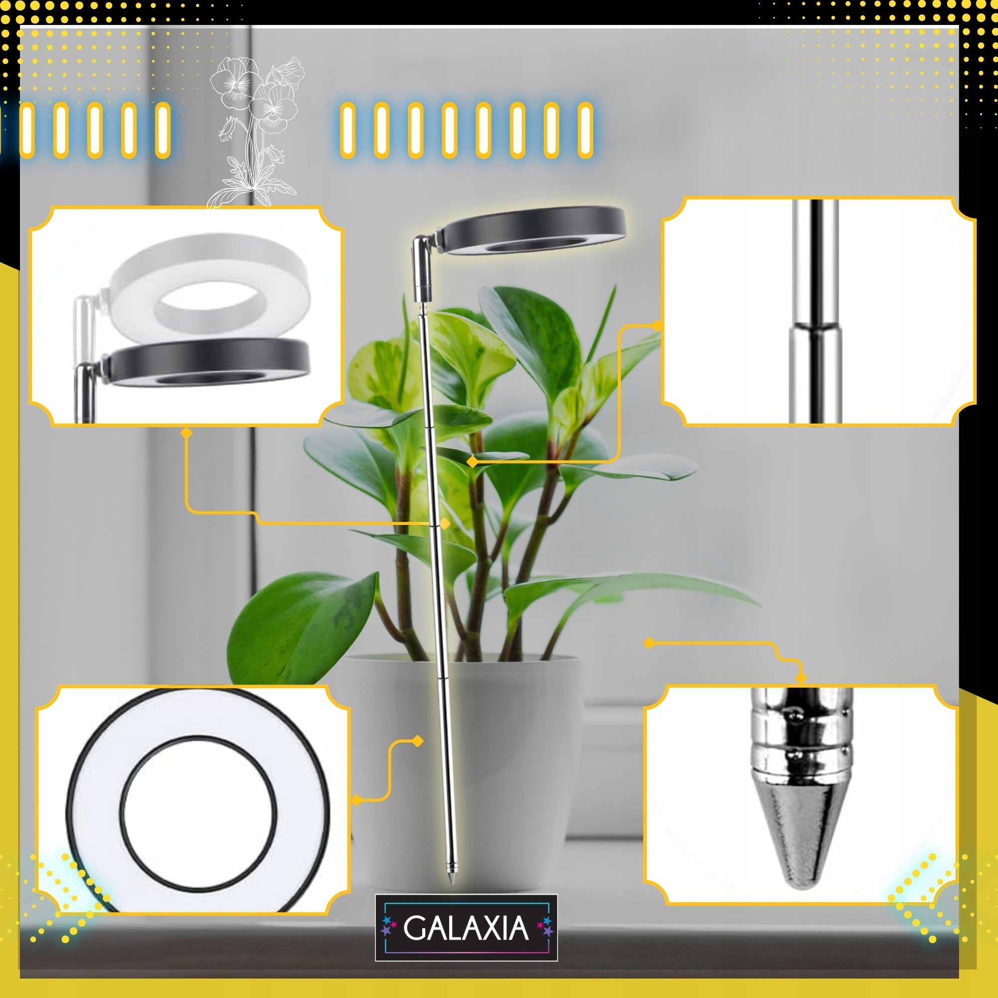 LED AUGIMO LEMPUTĖ Augalams Augti Apšvietimas Lemputė Augti LAIKMATIS