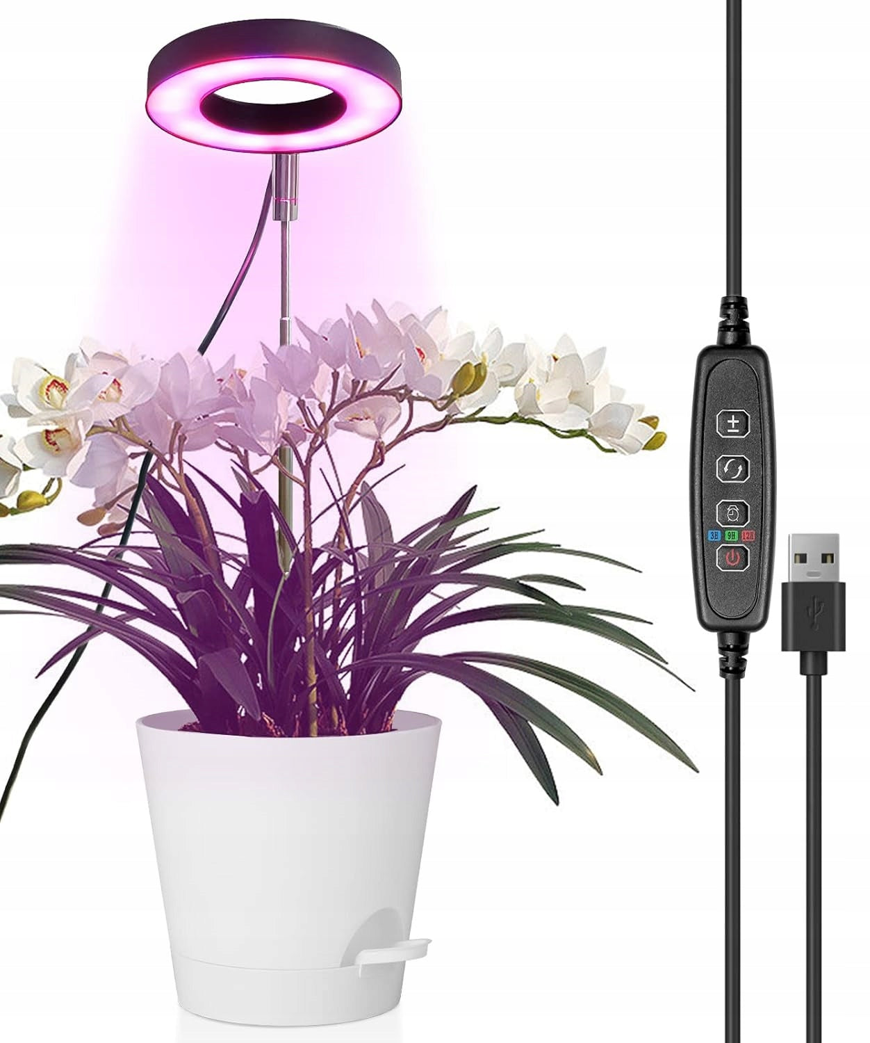 LED AUGIMO LEMPUTĖ Augalams Augti Apšvietimas Lemputė Augti LAIKMATIS