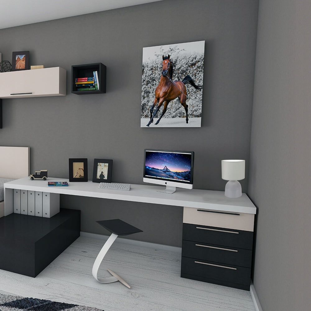 LED STALO NAMALSTALINĖ LOft LEmpA su abažūru