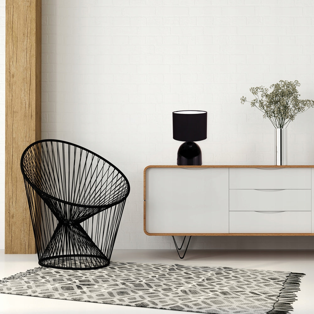 LED STALO NAMALSTALINĖ LOft LEmpA su abažūru