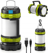 TURISTINĖ LED LEMPA KEMPINGO ŽIBINTUVĖLIS POWERBANK