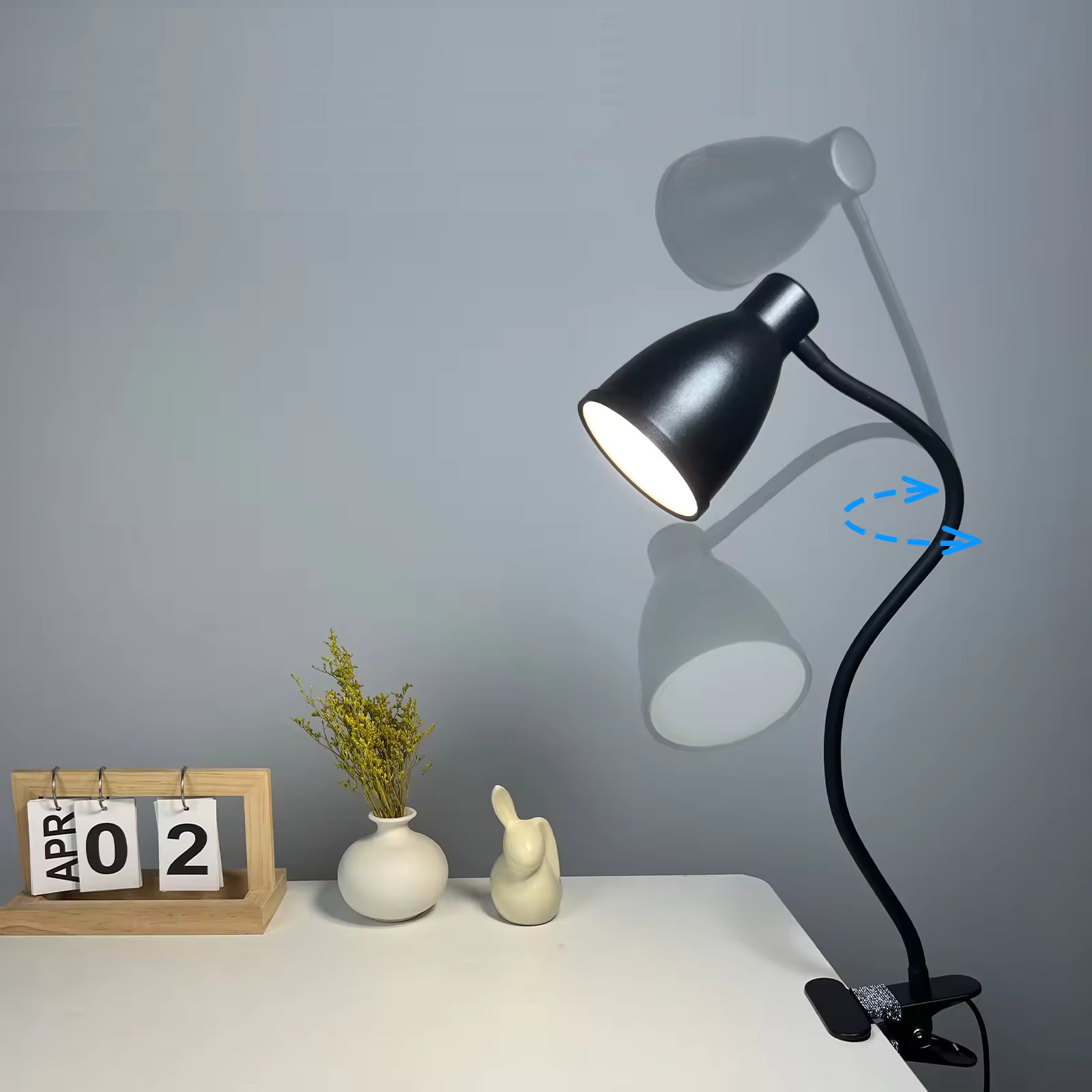 USB KNYGŲ SKAITYMO LEMPUTĖ, NAKTINĖ LEMPUTĖ SU SEGTUKU, DAUGIAFUNKCĖ LED