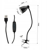 USB KNYGŲ SKAITYMO LEMPUTĖ, NAKTINĖ LEMPUTĖ SU SEGTUKU, DAUGIAFUNKCĖ LED