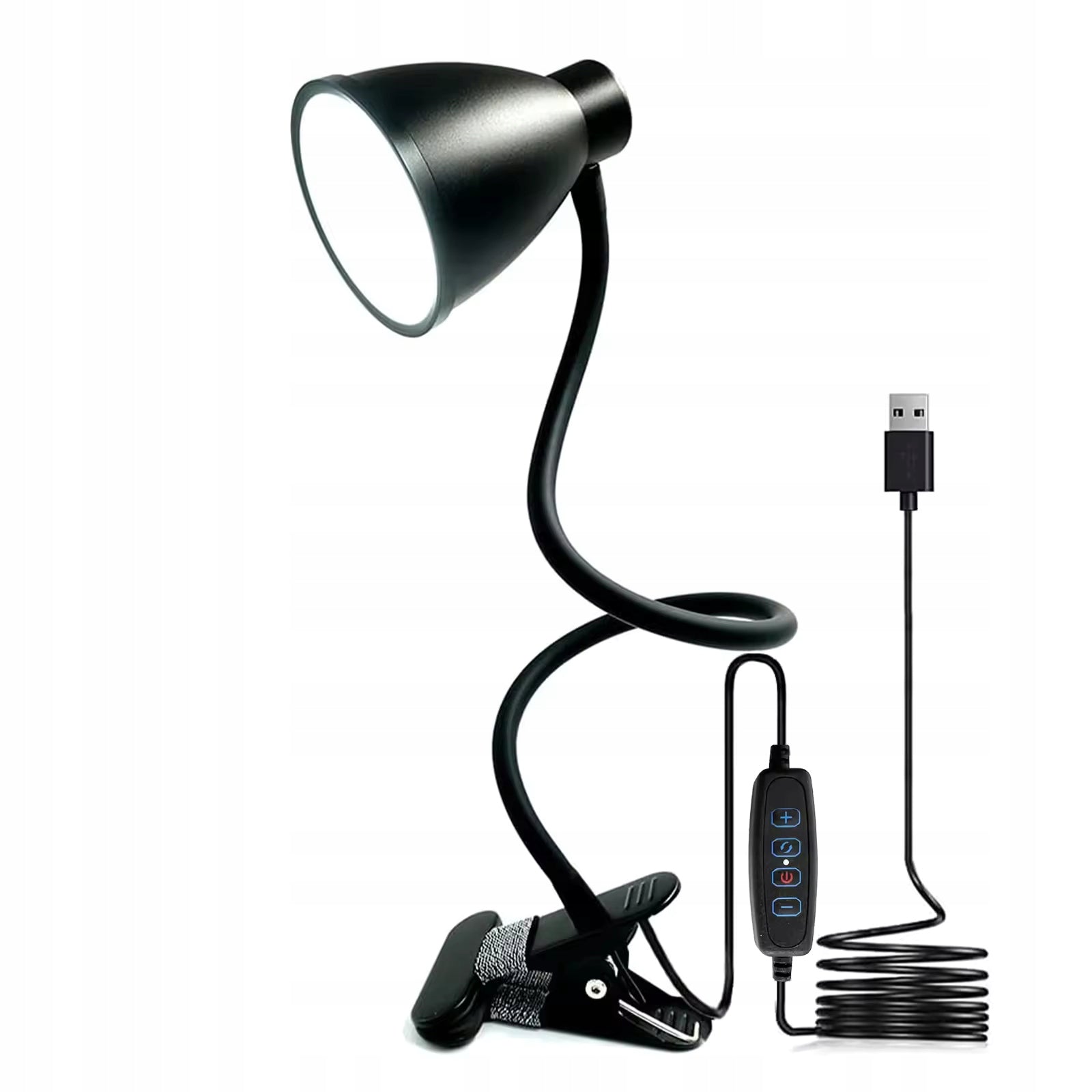 USB KNYGŲ SKAITYMO LEMPUTĖ, NAKTINĖ LEMPUTĖ SU SEGTUKU, DAUGIAFUNKCĖ LED