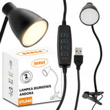 USB KNYGŲ SKAITYMO LEMPUTĖ, NAKTINĖ LEMPUTĖ SU SEGTUKU, DAUGIAFUNKCĖ LED