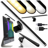 LED monitoriaus lemputė, plati stalas, reguliuojama, lietimui jautri, 60cm XL