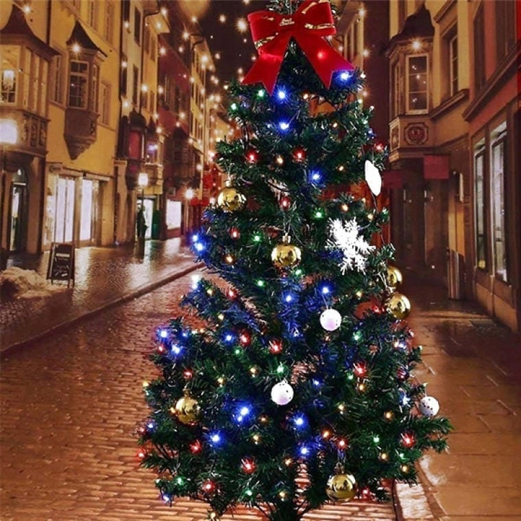 Kalėdinės lemputės 200 LED daugiaspalvės, papildomas lizdas, galima jungti