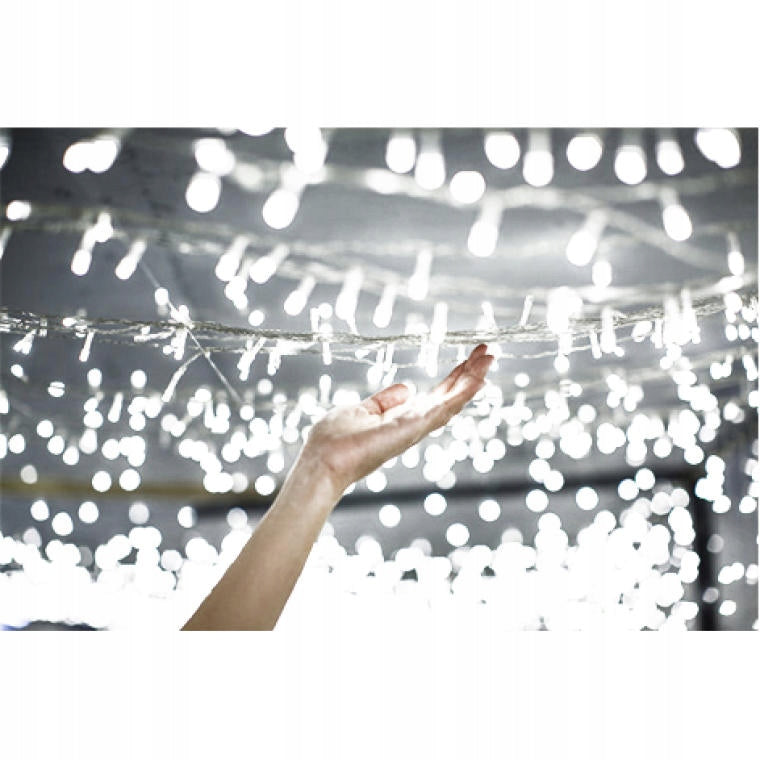 Kalėdinės lemputės 200 LED daugiaspalvės, papildomas lizdas, galima jungti