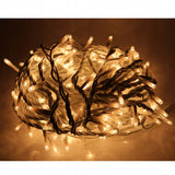 Kalėdinės lemputės 240 LED miniatiūrinės su programatoriumi, šiltai baltos, dekoracija