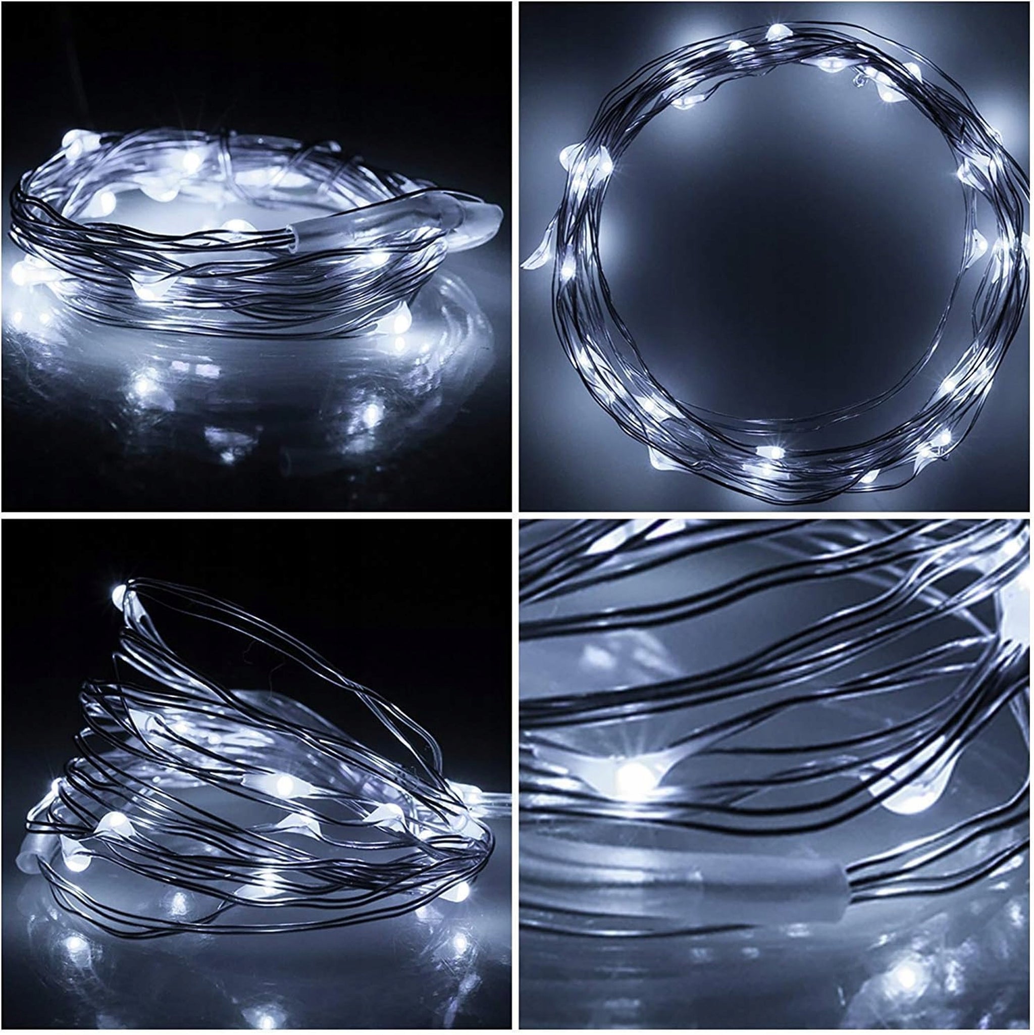 SAULĖS ŽIBINTELIAI "RYŽIAI" 50M 500 LED sodas girliandos LED ŽIBINTELIAI