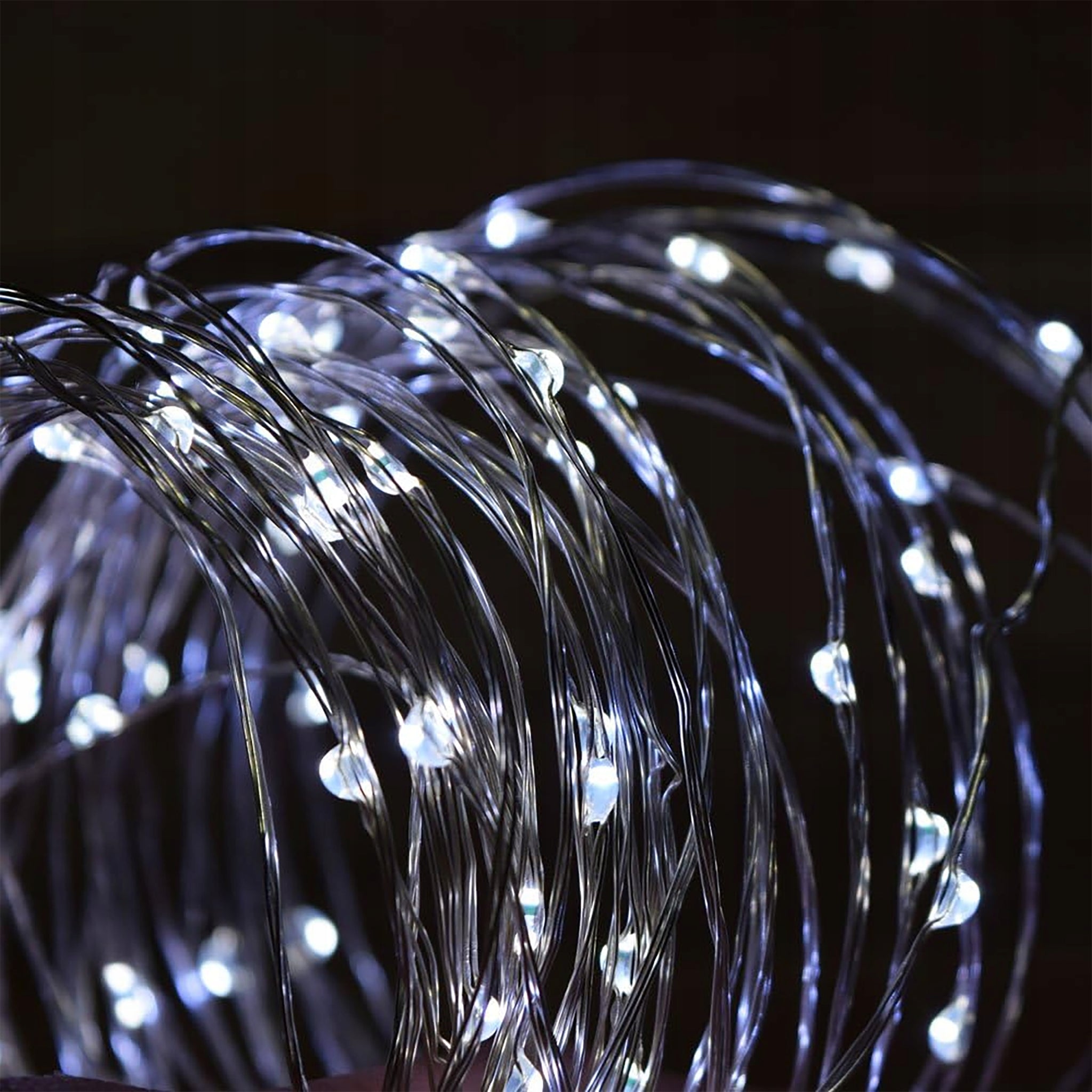 SAULĖS ŽIBINTELIAI "RYŽIAI" 50M 500 LED sodas girliandos LED ŽIBINTELIAI