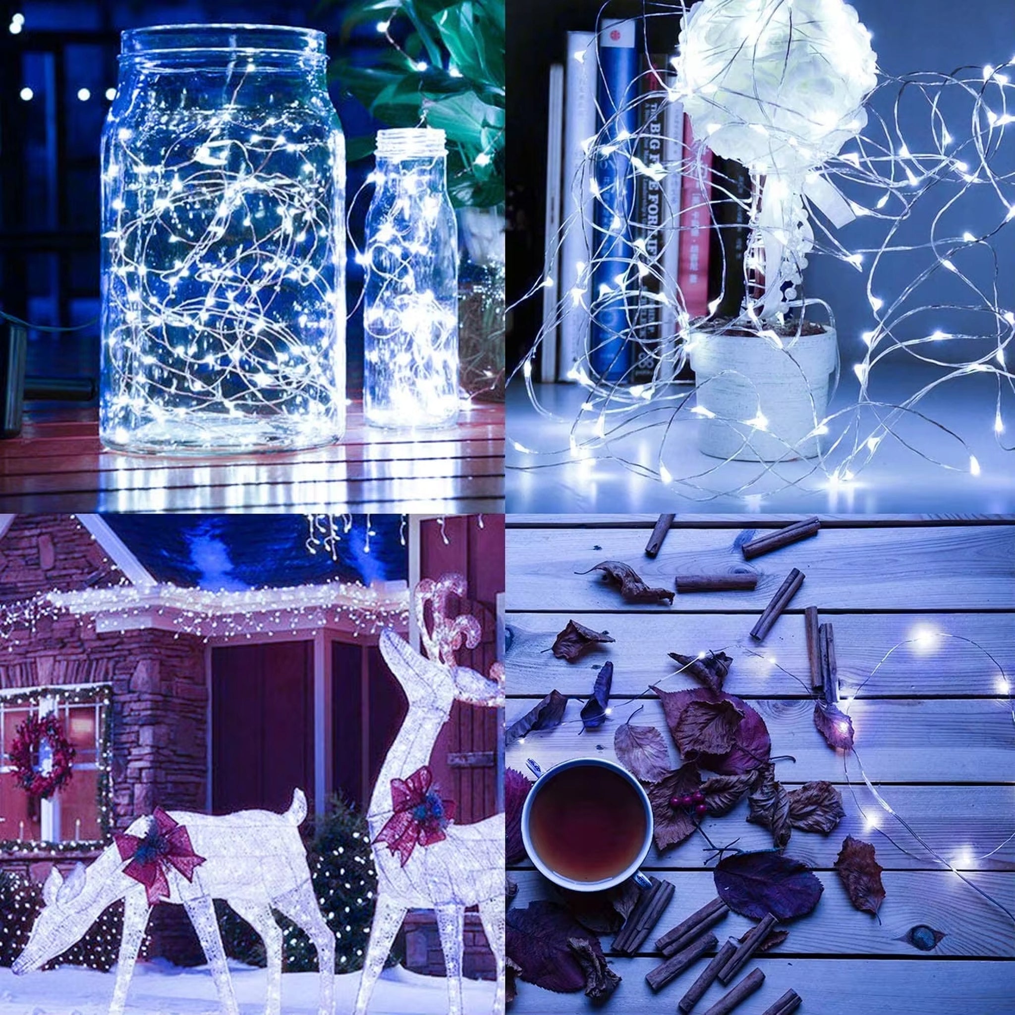 SAULĖS ŽIBINTELIAI "RYŽIAI" 50M 500 LED sodas girliandos LED ŽIBINTELIAI