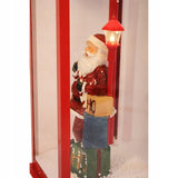 Žibintas su muzika, Kalėdinė LED dekoracija Kalėdų senelis Goliat