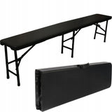 Sodo maitinimo suolas, sulankstomas, išlankstomas, lagamino tipo, banketinis, sodui, 180 cm