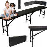 Sodo maitinimo suolas, sulankstomas, išlankstomas, lagamino tipo, banketinis, sodui, 180 cm