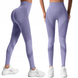 MOTERŲ LEGINGSAI, AUKŠTAS JUOSMUO, SPORTINIAI, TRENIRUOČIŲ, PUSH UP, M