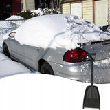 Sniego kastuvas automobiliui, tvirtas, sulankstomas, mini, sniego valymui