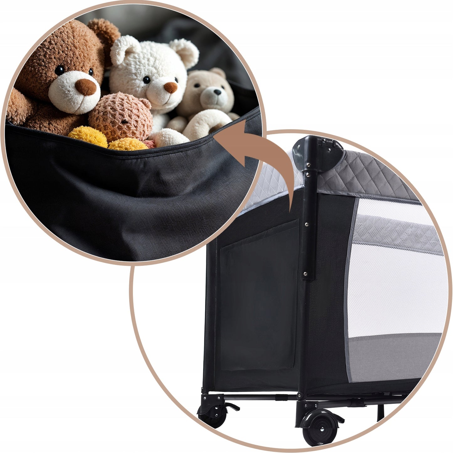 KELIONĖMS SKIRTOS, PRIGLAUDŽIAMOS, SULANKSTOMOS LOVYTĖS, ŽAIDIMŲ MANIEŽAS SU MOSKITU, 3 LYGIAI + KREPŠYS