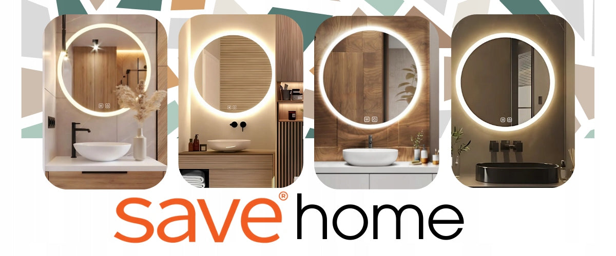 LED VONIOS VEIDRODIS 80 CM APVALUS APŠVIESTAS LIEČIAMASIS NE RASO 3 SPALVOS