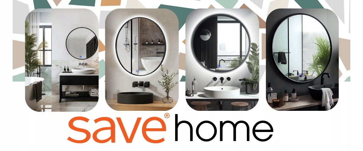 LED VONIOS VEIDRODIS 80 CM APVALUS APŠVIESTAS LIEČIAMASIS NE RASO 3 SPALVOS