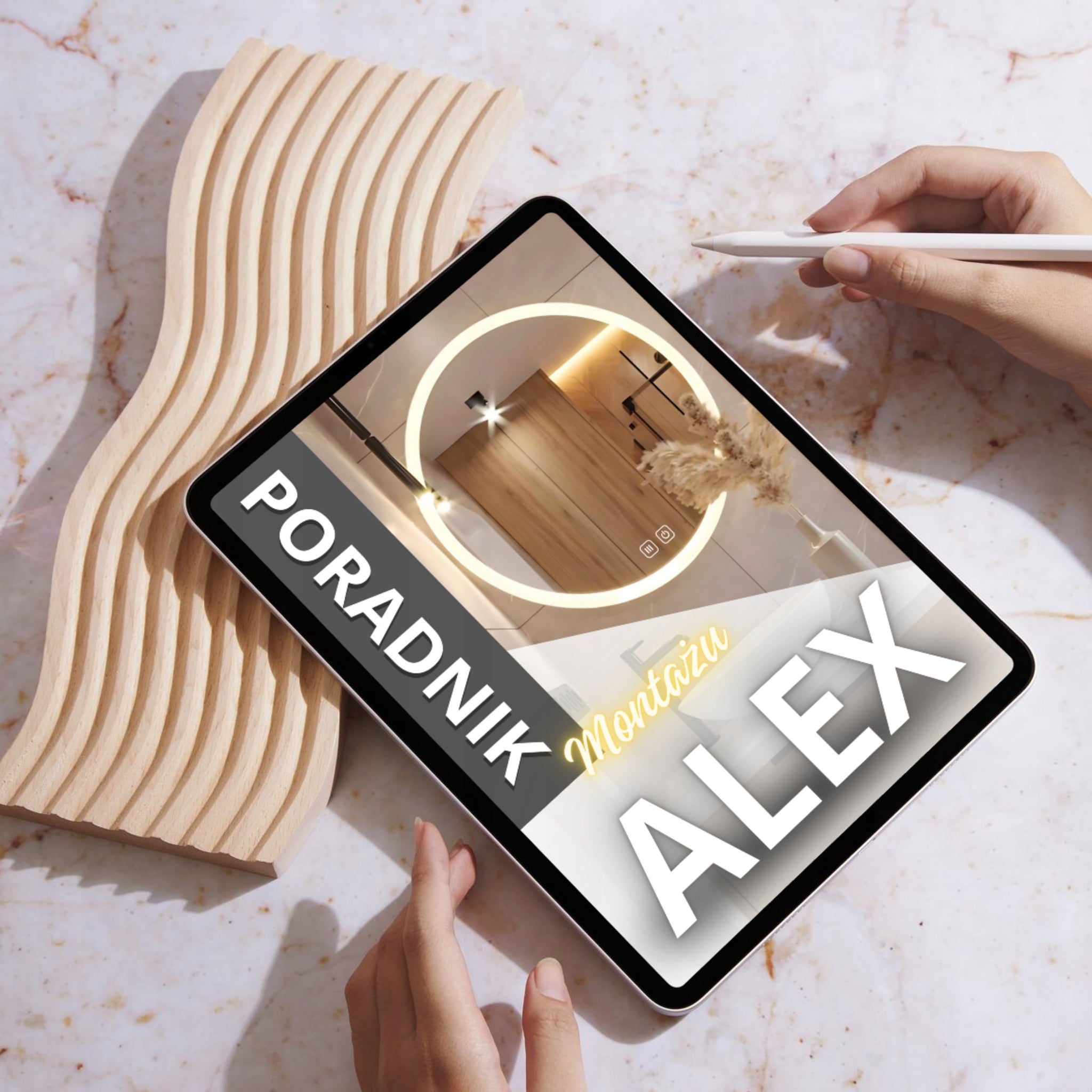 LED VONIOS VEIDRODIS 80 CM APVALUS APŠVIESTAS LIEČIAMASIS NE RASO 3 SPALVOS