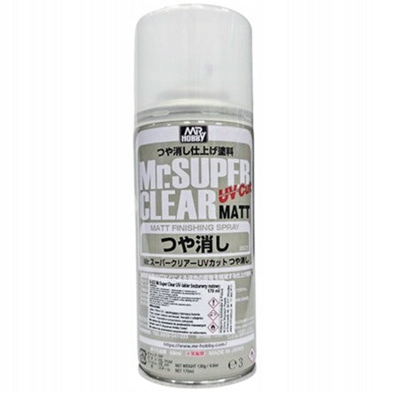 Matinis bespalvis lakas – Mr.Super Clear UV Mr.Hobby B-523