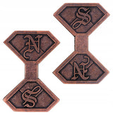 Galvosūkis Cast Huzzle News 6/6 Sunkumo lygis sunkus Dėlionė METAL 8+