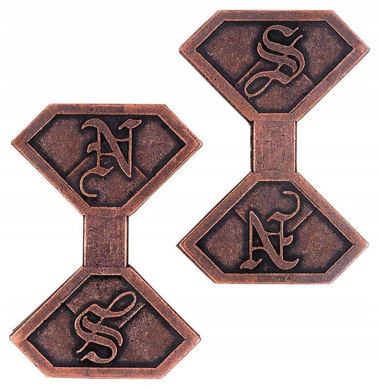 Galvosūkis Cast Huzzle News 6/6 Sunkumo lygis sunkus Dėlionė METAL 8+