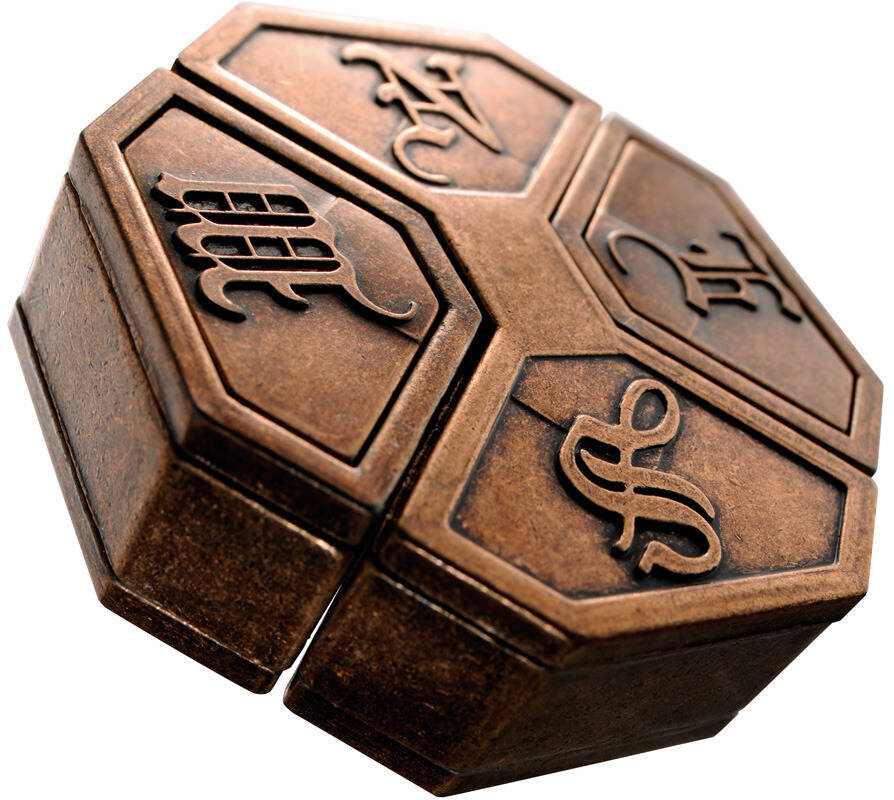 Galvosūkis Cast Huzzle News 6/6 Sunkumo lygis sunkus Dėlionė METAL 8+