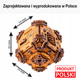 Dėlionė Tesseract "Escape Room" Dėžutė Medinė Dėlionė 3D Wooden.City