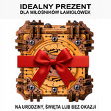 Dėlionė Tesseract "Escape Room" Dėžutė Medinė Dėlionė 3D Wooden.City