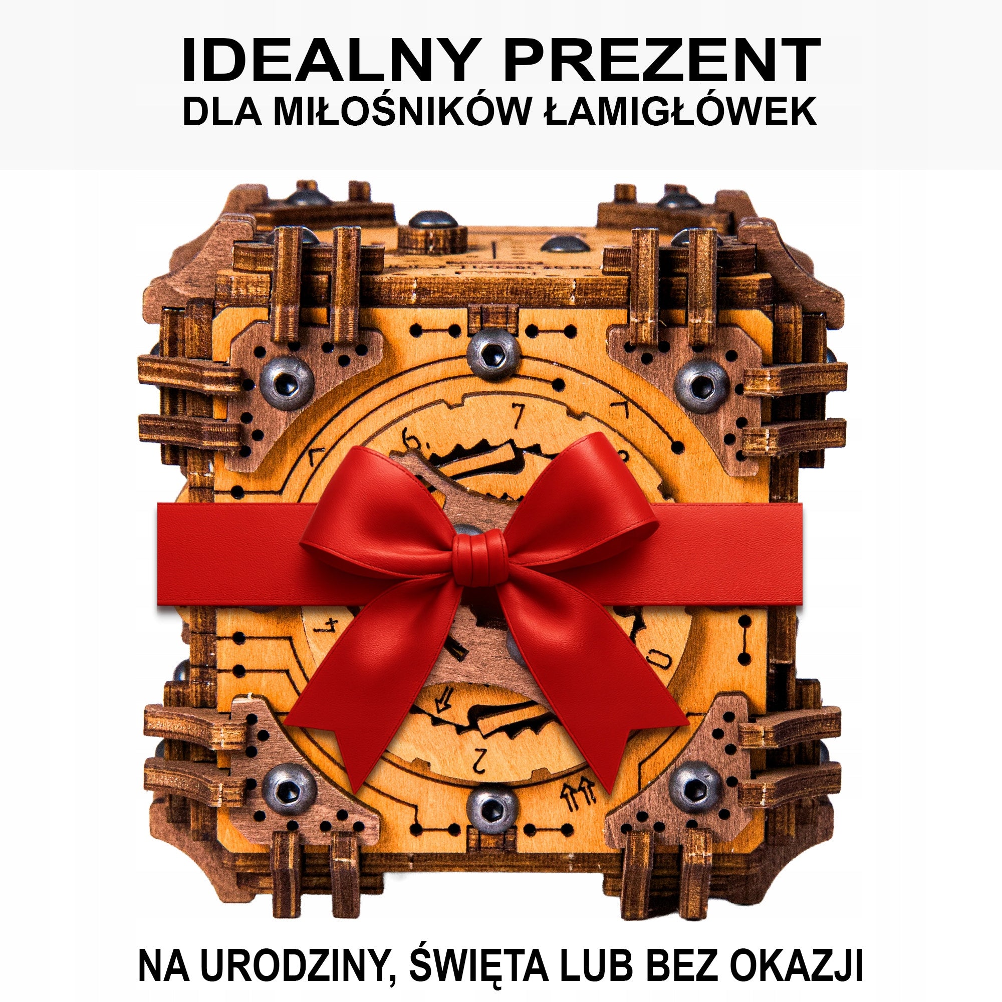 Dėlionė Tesseract "Escape Room" Dėžutė Medinė Dėlionė 3D Wooden.City