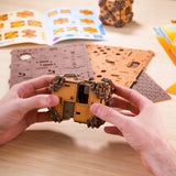 Dėlionė Tesseract "Escape Room" Dėžutė Medinė Dėlionė 3D Wooden.City