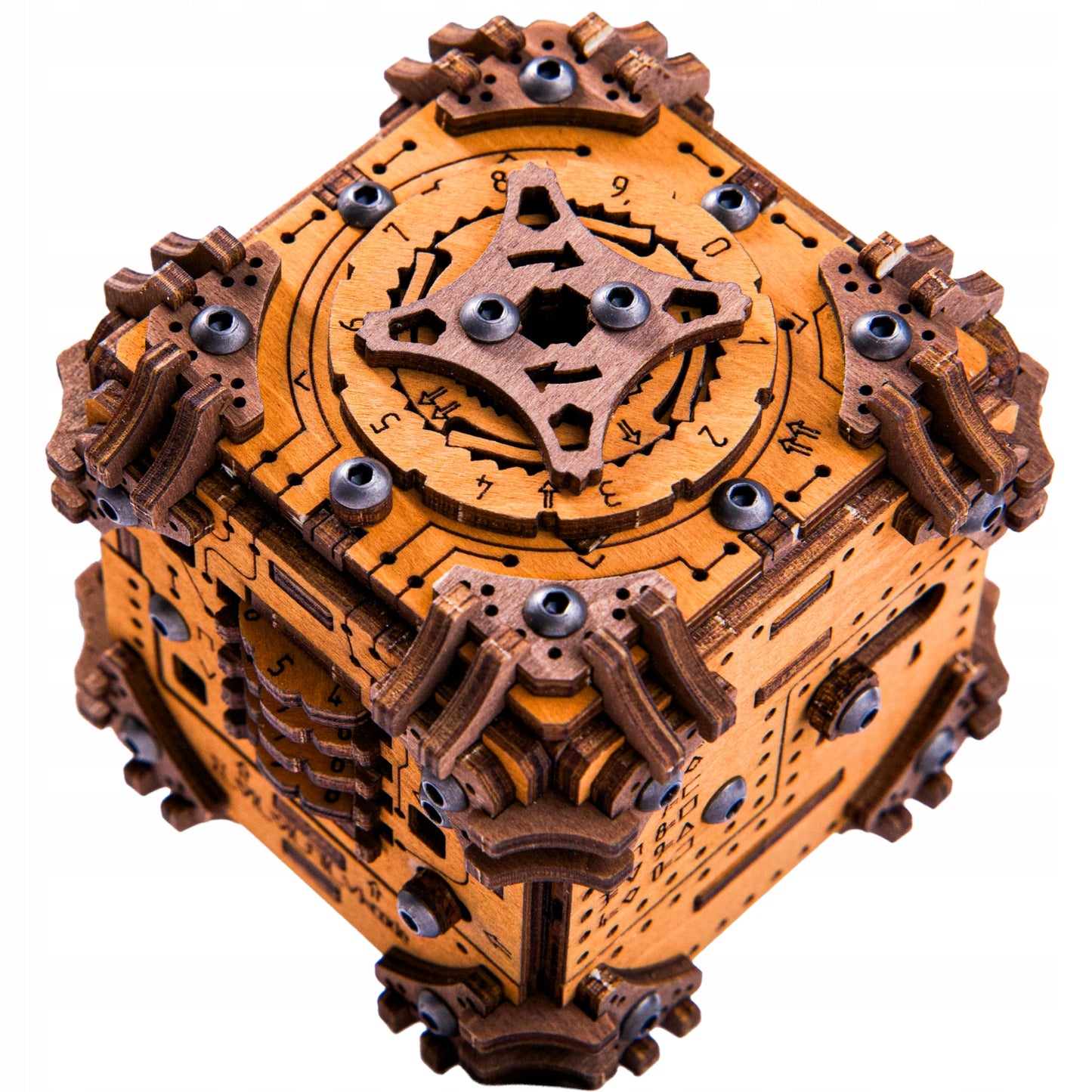 Dėlionė Tesseract "Escape Room" Dėžutė Medinė Dėlionė 3D Wooden.City