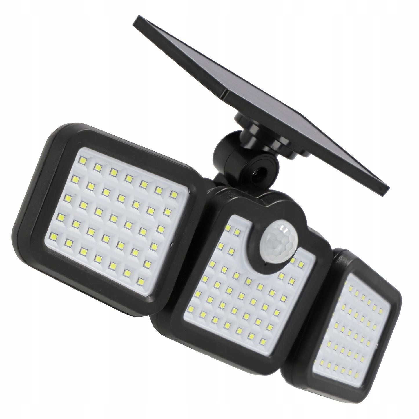 Lauko LED Saulės Prožektorius su Judesio ir Sutemų Jutikliais bei Nuotolinio Valdymo Pulteliu