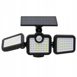 Lauko LED Saulės Prožektorius su Judesio ir Sutemų Jutikliais bei Nuotolinio Valdymo Pulteliu