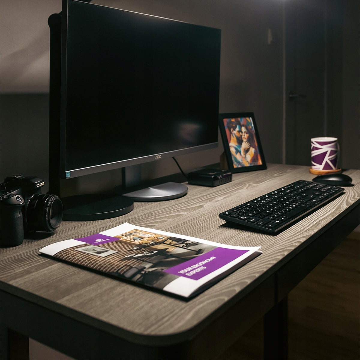 LED braižymo stalinis šviestuvas, šviesos spalvos temperatūros reguliavimas Glow D1