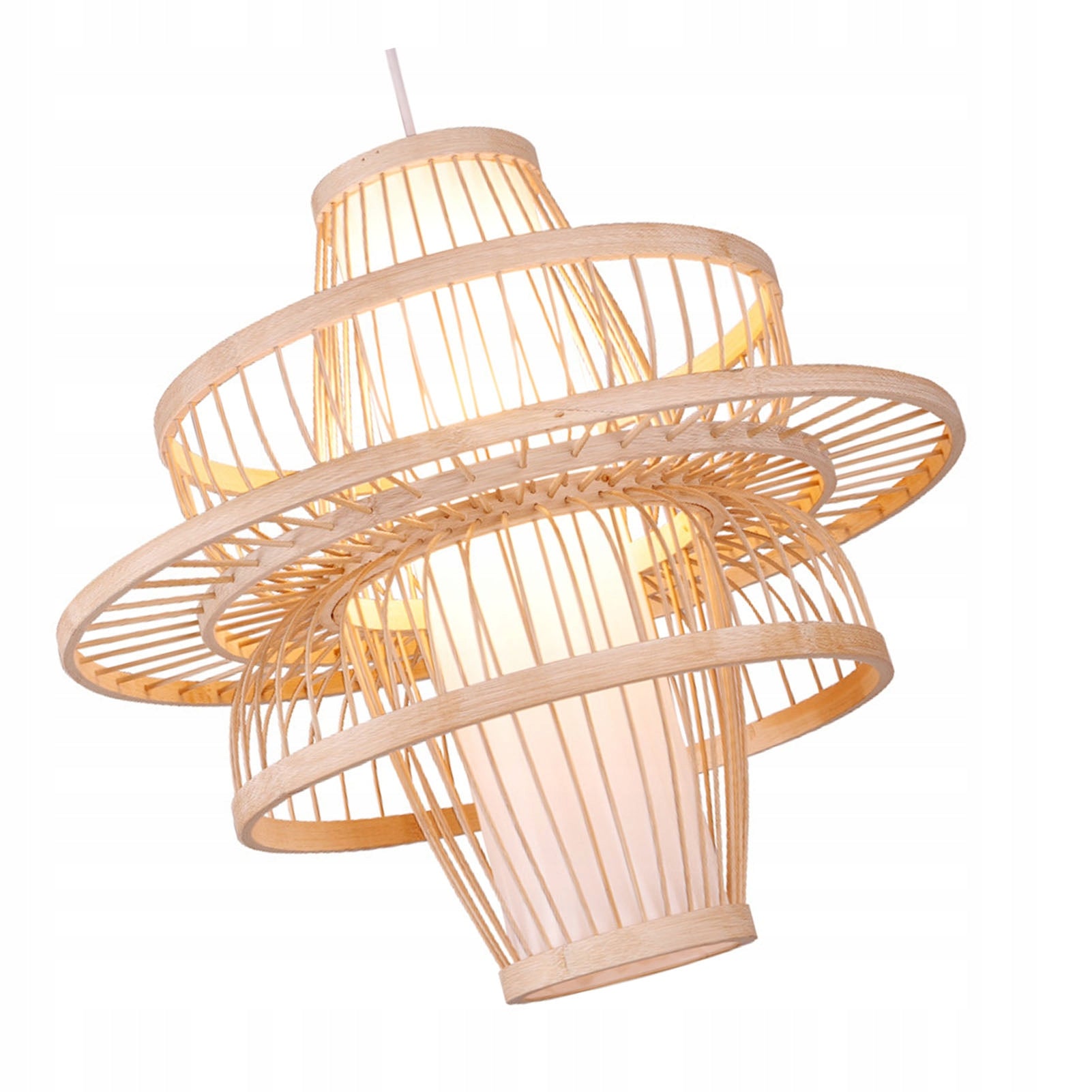 Bambukinė UV lemputė namų dekoracijai