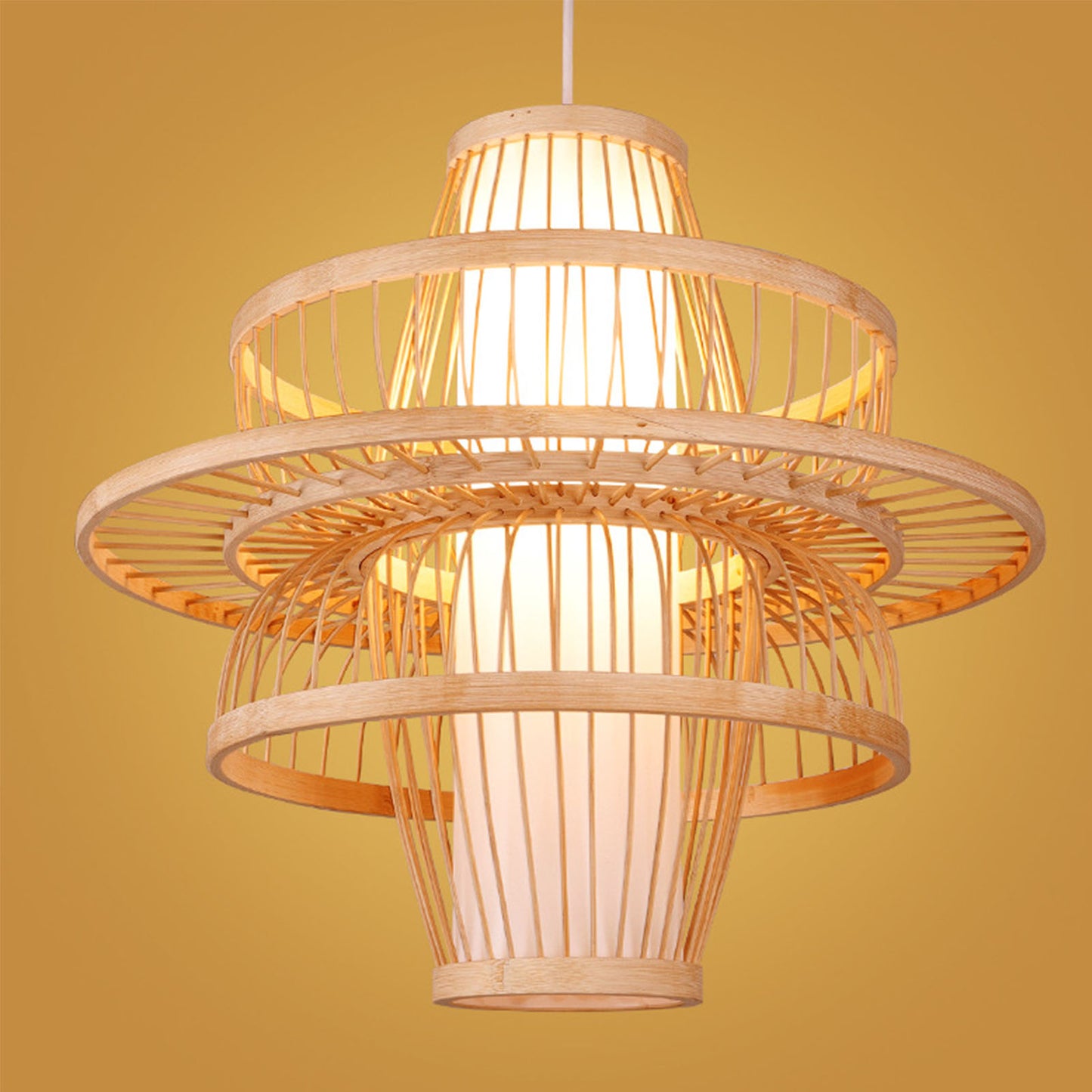 Bambukinė UV lemputė namų dekoracijai