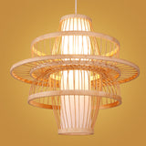 Bambukinė UV lemputė namų dekoracijai